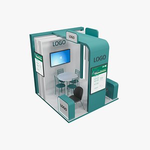 3D 3x3 meter booth idea