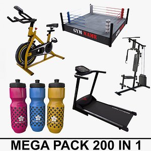 PBR Gym Fitness Equipment - Mega Pack