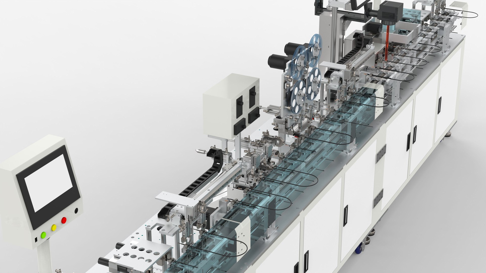 3D Automatic Front-End Processing Line Production Model - TurboSquid ...