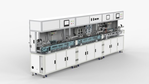 Automatic Front-End Processing Line Production 3D 모델 - TurboSquid 1935803