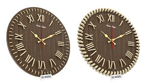 DIY Wall clock with rope numbers
