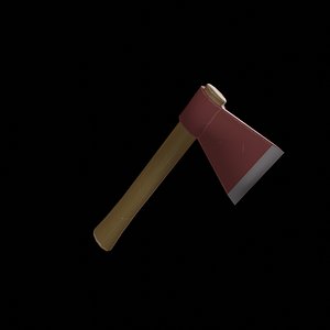 stylized axe 3D