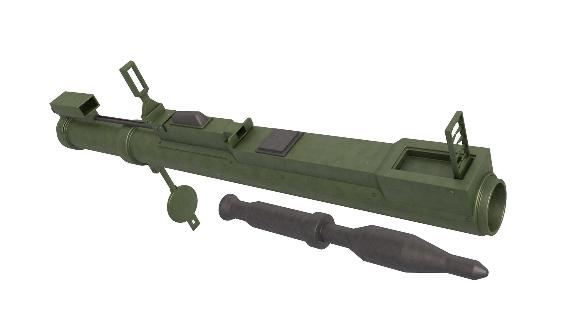 M72 Law Rocket Launcher Model - Turbosquid 1973324