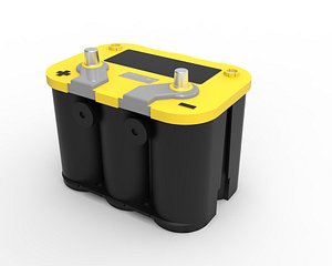 Dry Battery 3D model