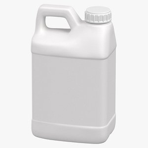 Plastic F-Style Bottle 1 2 Gallon With Ribbed Plastic Buttress Cap