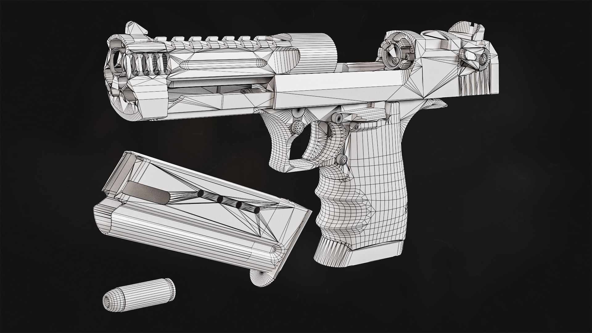 Desert Eagle L5 50AE 3D model https://p.turbosquid.com/ts-thumb/Ry/B71WmD/4x/del5_shot30_wf/jpg/1641937382/1920x1080/fit_q87/a4f1f5f29b93401b0d1499863c04b754f5b7659f/del5_shot30_wf.jpg