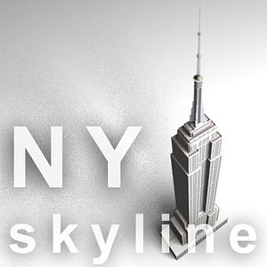 empire state building 3d model