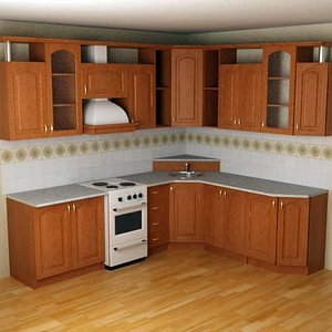 3dsmax kitchen furniture