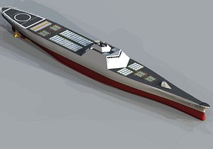 landing ship tank 3d model