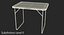 camping table chairs 3D model