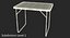 camping table chairs 3D model