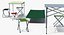 camping table chairs 3D model