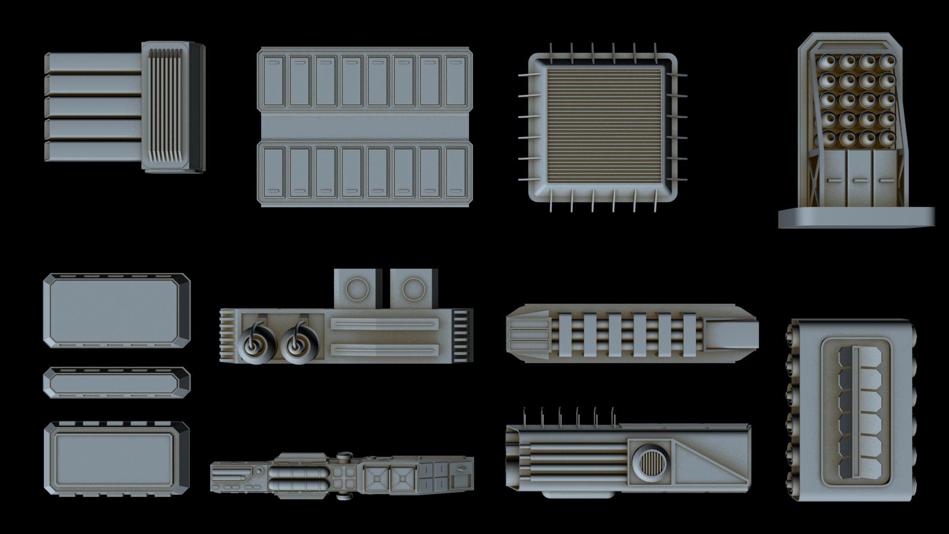 3D big greeble https://p.turbosquid.com/ts-thumb/Ry/O2fL2D/SvuAJ8jS/g3/jpg/1507139933/1920x1080/fit_q87/a7124edb281f438d9fdea918d9653a60352a897f/g3.jpg
