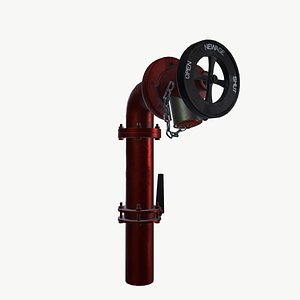 Fire Hydrant Valve 3D model