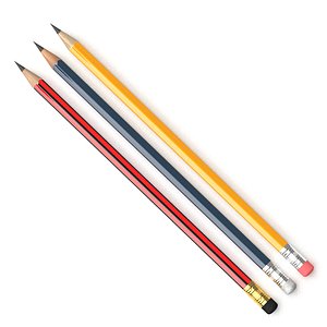 3d pencils model