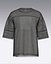 Mens oversized t-shirt with overlock stitch 3D