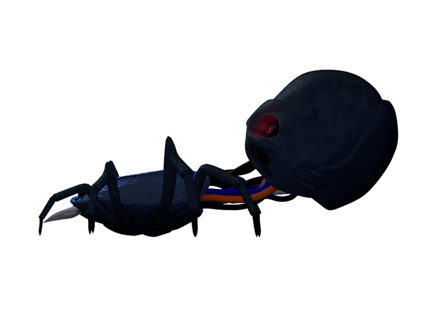 3D model robotic spider https://p.turbosquid.com/ts-thumb/Ry/XitjE8/O1B7QACe/side_rendered/png/1519129429/1920x1080/fit_q87/2f7a9c9c584340565d3f5687995db7d9b9e9e65f/side_rendered.jpg