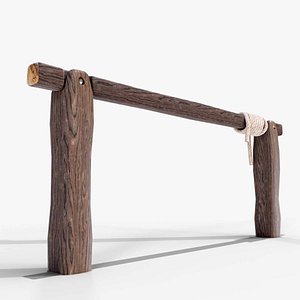 3D Hitching Post model