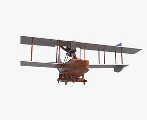 1917 Curtiss MF Seagull Hydroaeroplane 3D