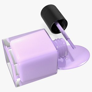 Spilled Fingernail Polish Lilac