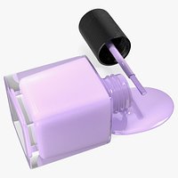 Spilled Fingernail Polish Lilac