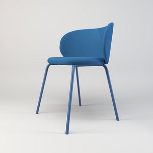 3D Modern Blue Chair