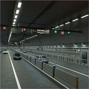 road tunnel 3D model