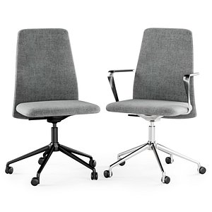 HBF Vela Mid Back Swivel Chair