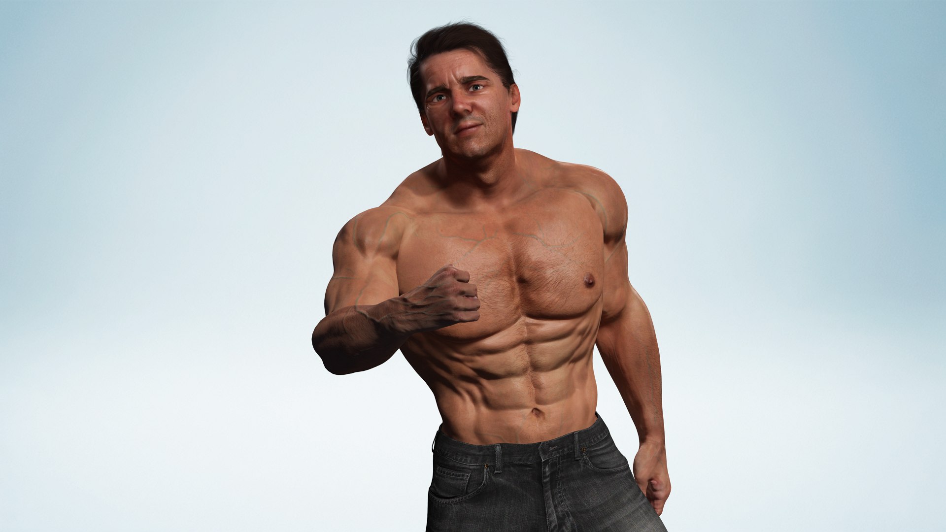 Realistic Strong Male Character  Game Ready 3D model https://p.turbosquid.com/ts-thumb/Ry/oiqAIH/PX/9/png/1751278043/1920x1080/fit_q87/af42da0d56b49fed596d94faacc94ac82cd0bf78/9.jpg