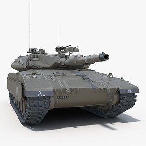 3d idf battle tank merkava