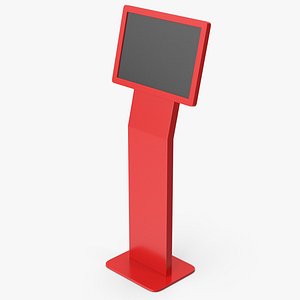 3D Red Kiosk