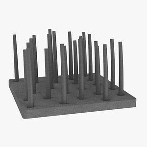 Human Hair Under the Microscope 3D model