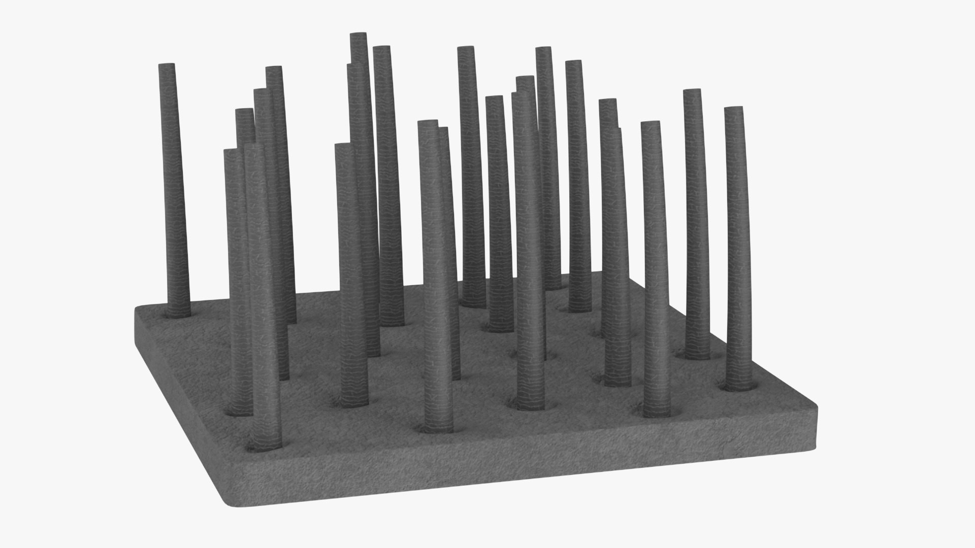 Human Hair Under the Microscope 3D model preview