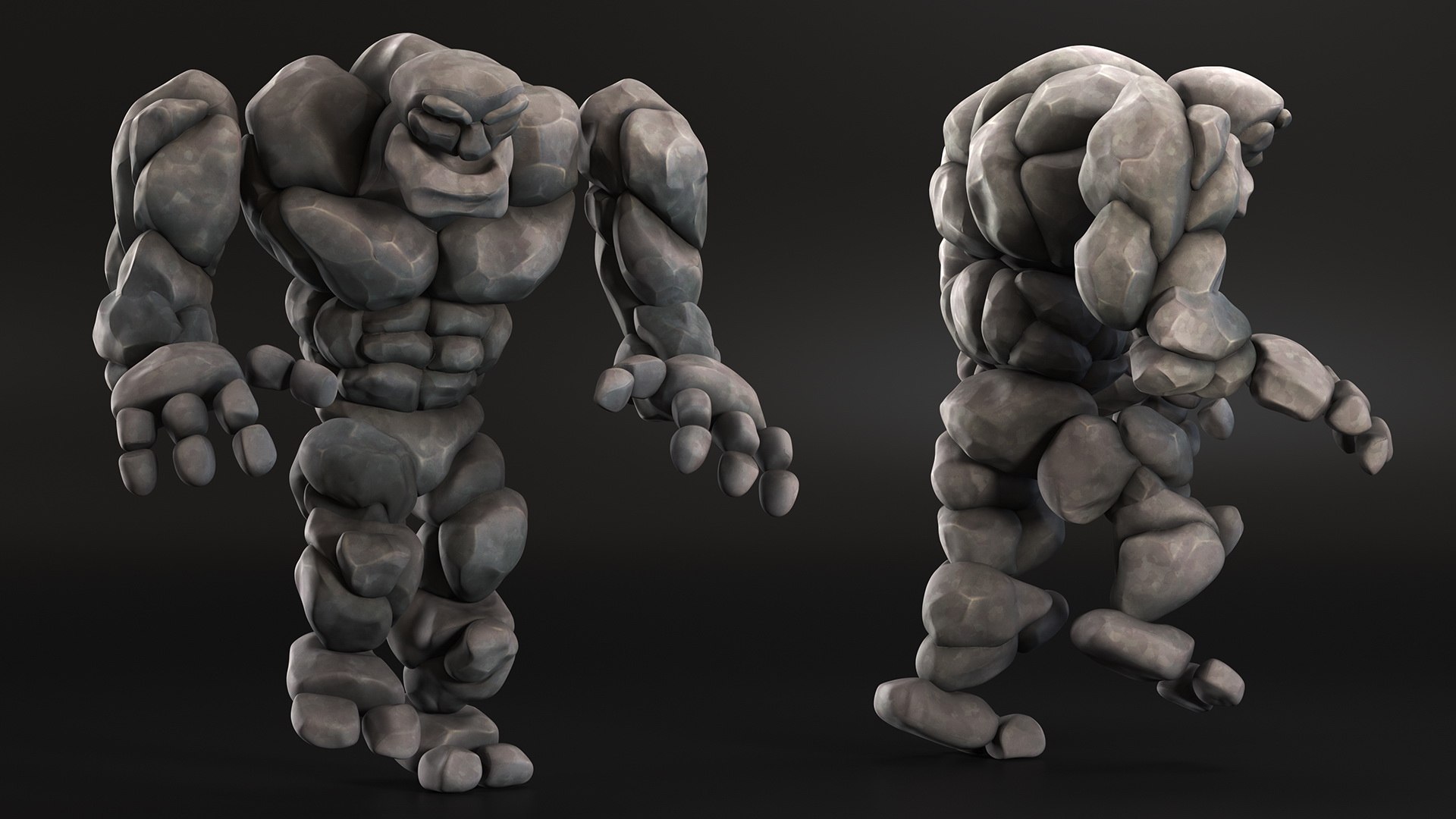 Character Stone Golem Cartoon Gray Rigged for Maya 3D https://p.turbosquid.com/ts-thumb/Ry/tX6Z0k/0f/characterstonegolemcartoongrayriggedformayamb3dmodel004/jpg/1665418758/1920x1080/fit_q87/0d7b80c75df4d1c541626ce56d841b940afbc39d/characterstonegolemcartoongrayriggedformayamb3dmodel004.jpg