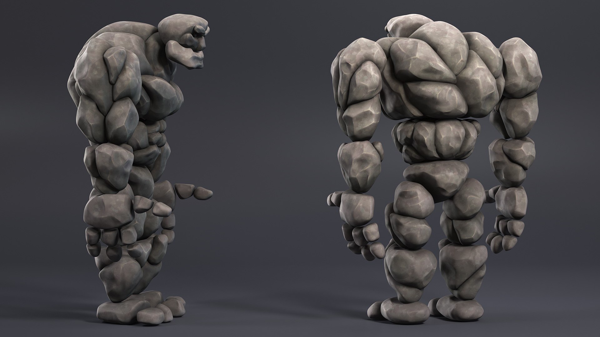 Character Stone Golem Cartoon Gray Rigged for Maya 3D https://p.turbosquid.com/ts-thumb/Ry/tX6Z0k/HL/characterstonegolemcartoongrayriggedformayamb3dmodel005/jpg/1665418761/1920x1080/fit_q87/5d024169e9a10a61d15c5425d4079cf786dc01eb/characterstonegolemcartoongrayriggedformayamb3dmodel005.jpg
