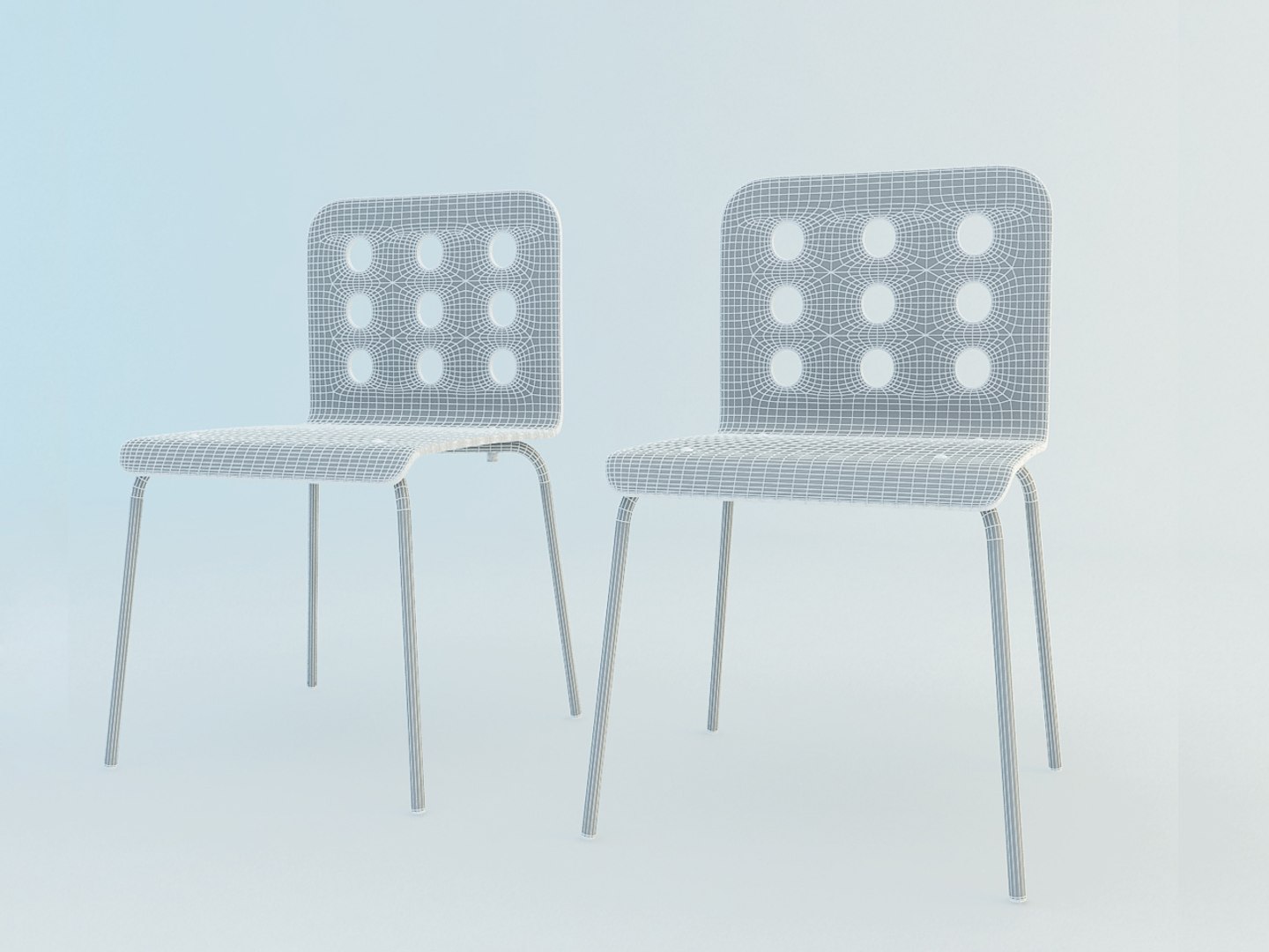 3d Model Of Ikea Jules Visitor S Chair   Juleschair07 