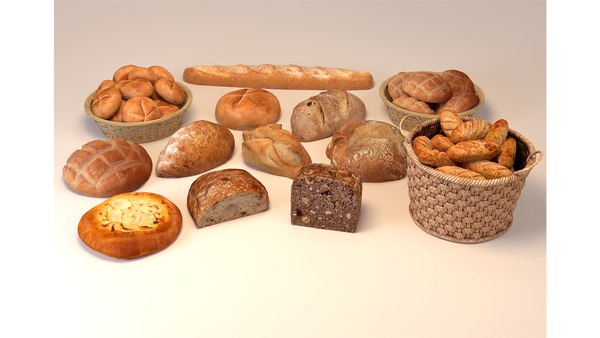 3D Bread model