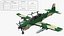 Avion Super Tucano A-29 camouflage vert truqué