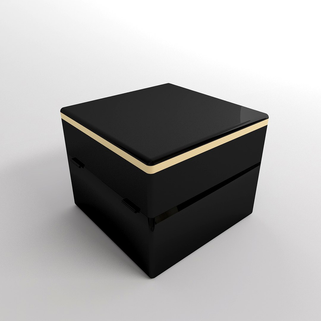 3d Model Of Diamond Ring Box