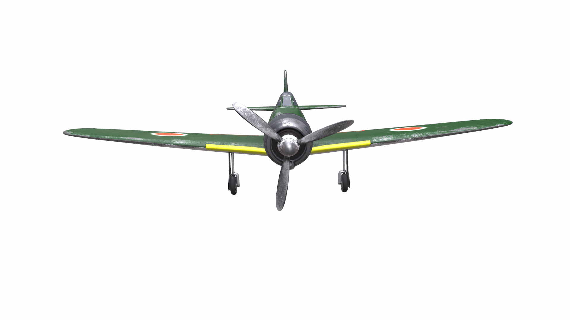 Mitsubishi A6m Zero Fighter Plane 3D - TurboSquid 1657606