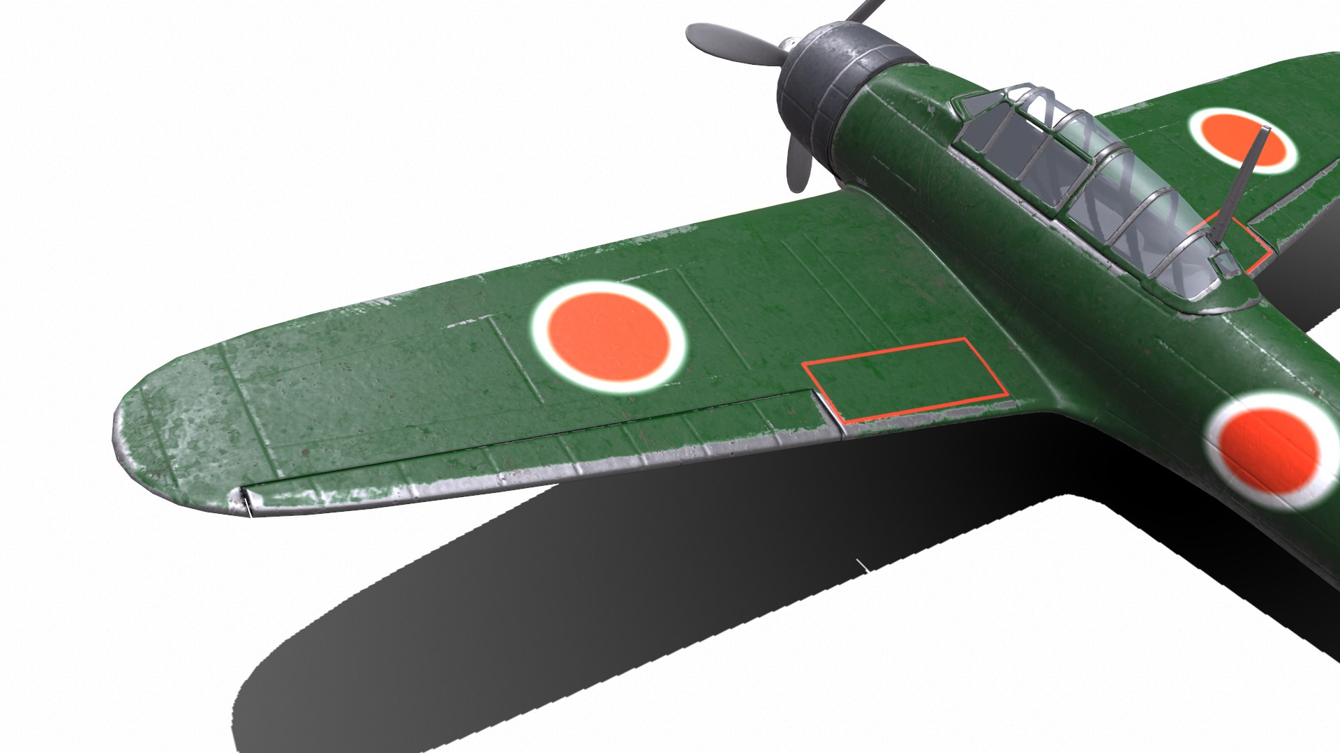 Mitsubishi A6m Zero Fighter Plane 3D - TurboSquid 1657606
