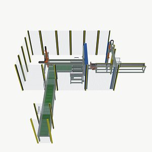 Automatic Wrapping Machine 3D model