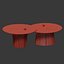 Glass tables from stumps