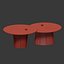 Glass tables from stumps