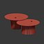 Glass tables from stumps