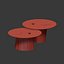 Glass tables from stumps