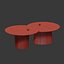 Glass tables from stumps
