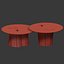 Glass tables from stumps