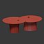 Glass tables from stumps