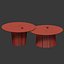 Glass tables from stumps